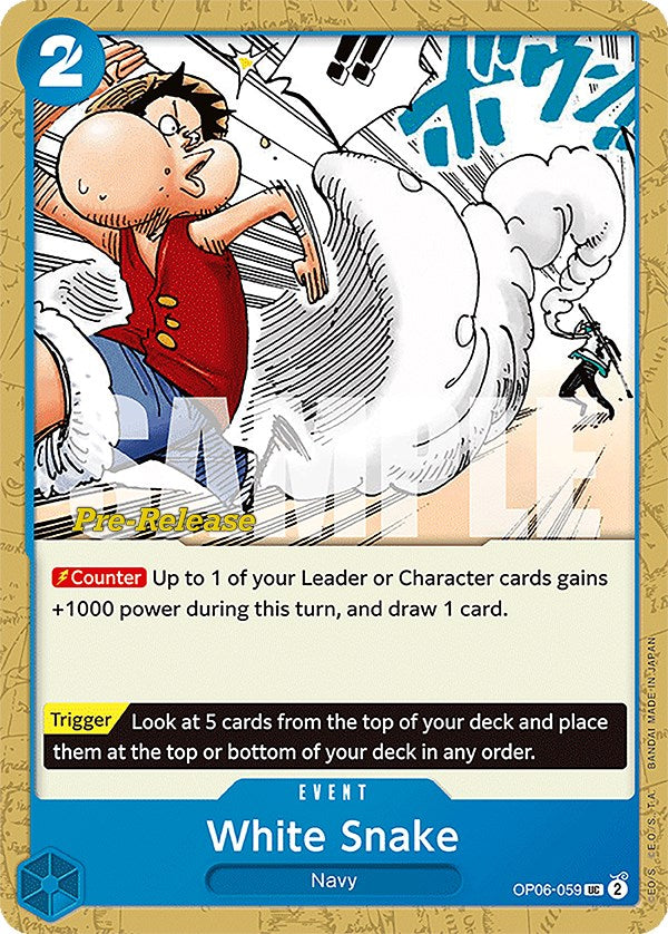 White Snake [Wings of the Captain Pre-Release Cards] | Rock City Comics