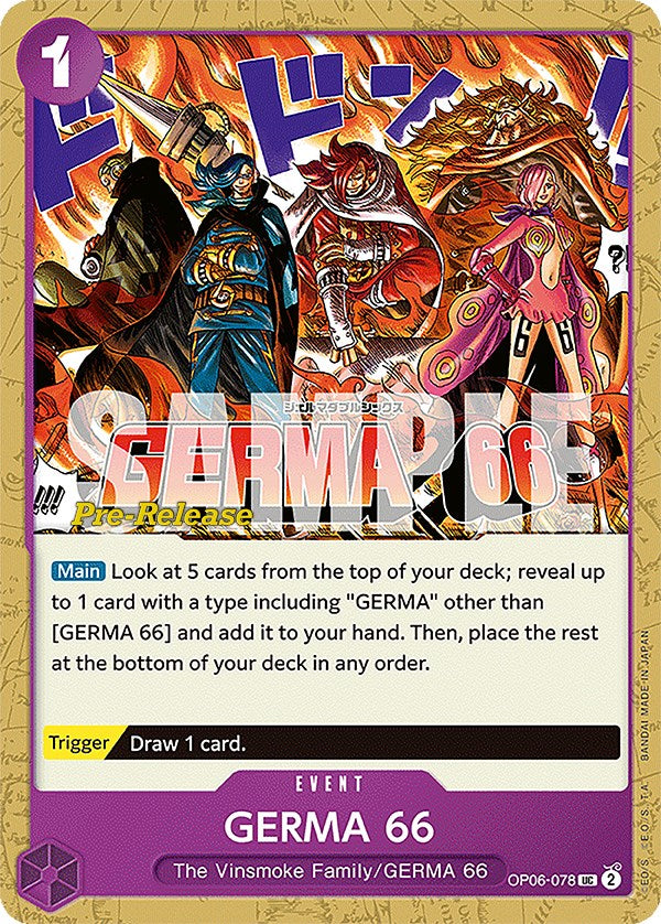 GERMA 66 [Wings of the Captain Pre-Release Cards] | Rock City Comics