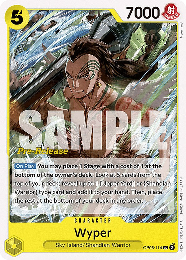 Wyper [Wings of the Captain Pre-Release Cards] | Rock City Comics