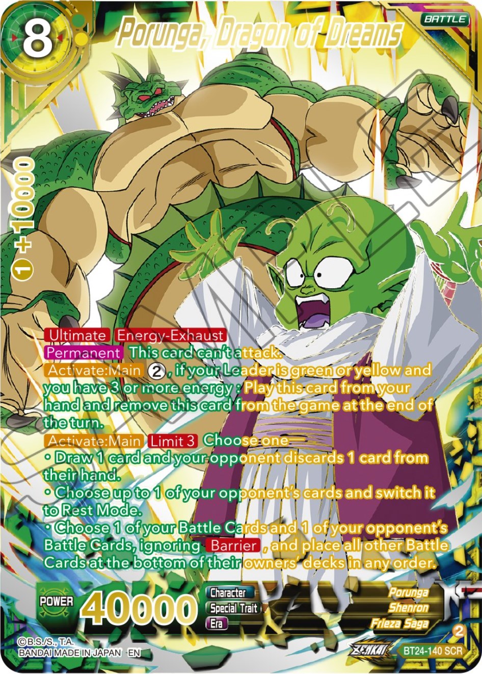 Porunga, Dragon of Dreams (Collector Booster) (BT24-140) [Beyond Generations] | Rock City Comics