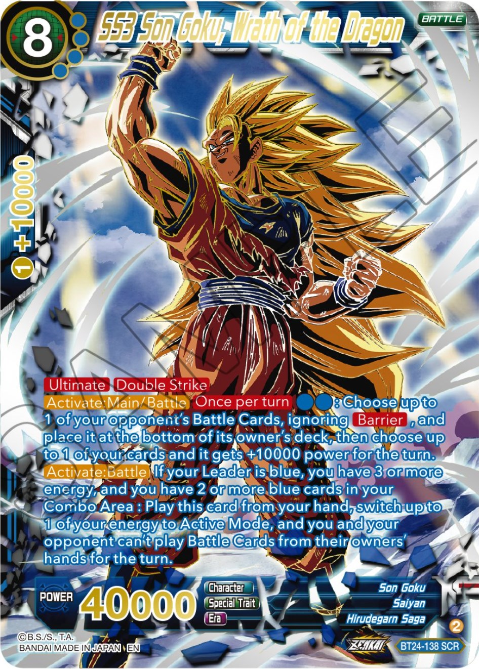 SS3 Son Goku, Wrath of the Dragon (Collector Booster) (BT24-138) [Beyond Generations] | Rock City Comics