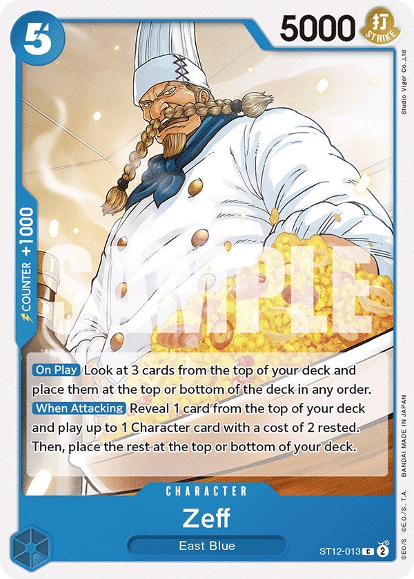 Zeff [Starter Deck: Zoro and Sanji] | Rock City Comics