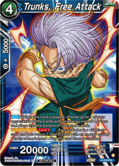 Trunks, Free Attack (Zenkai Series Tournament Pack Vol.7) (P-576) [Tournament Promotion Cards] | Rock City Comics