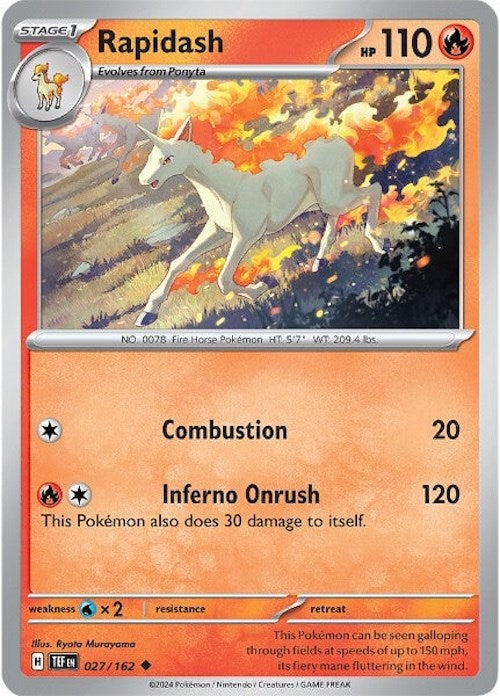 Rapidash (027/162) [Scarlet & Violet: Temporal Forces] | Rock City Comics