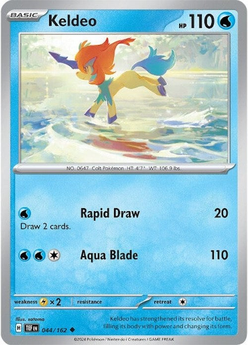 Keldeo (044/162) [Scarlet & Violet: Temporal Forces] | Rock City Comics