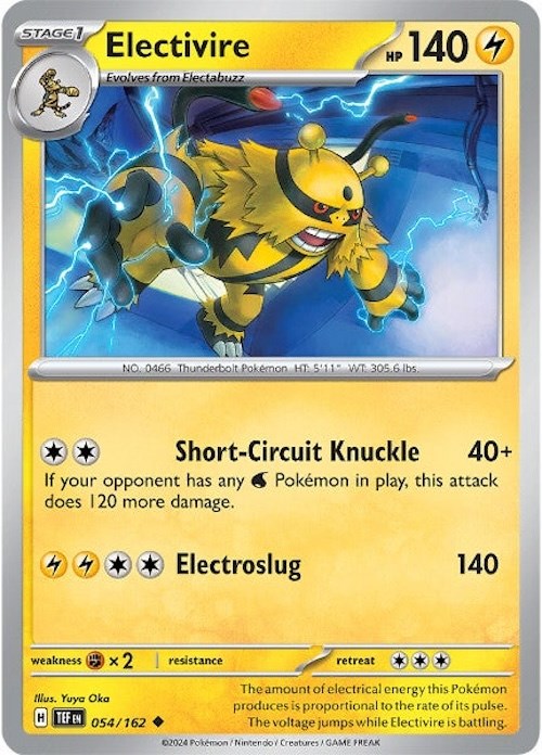 Electivire (054/162) [Scarlet & Violet: Temporal Forces] | Rock City Comics