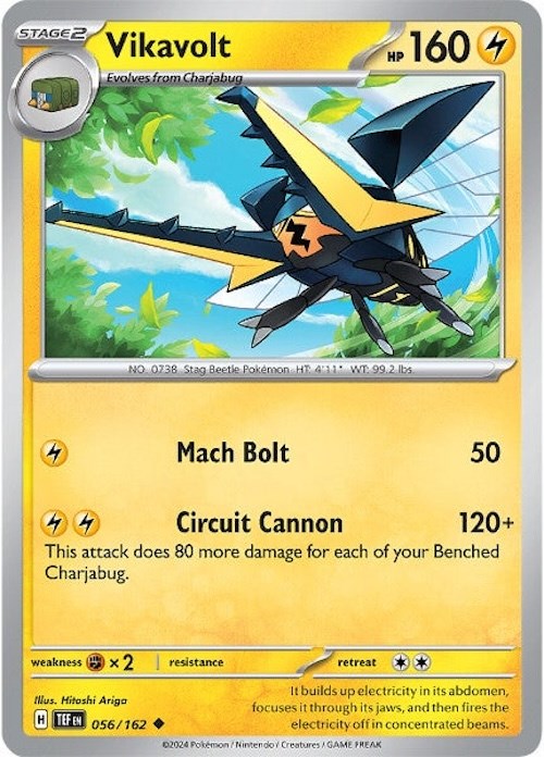 Vikavolt (056/162) [Scarlet & Violet: Temporal Forces] | Rock City Comics