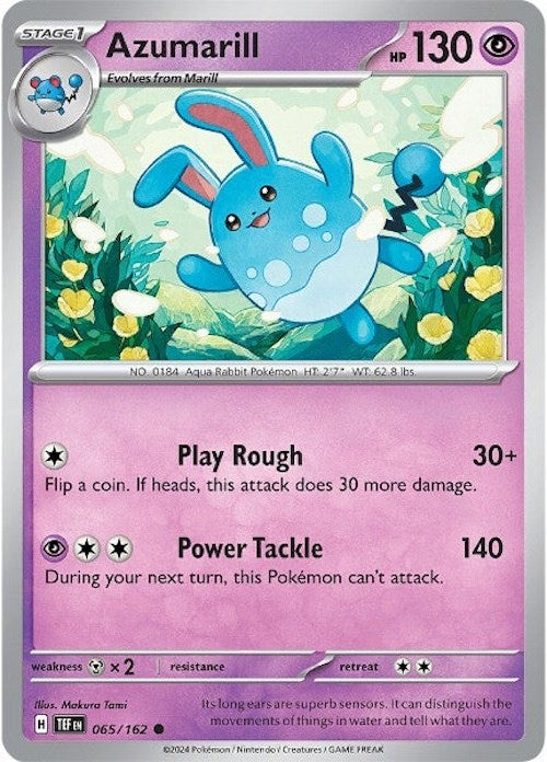 Azumarill (065/162) [Scarlet & Violet: Temporal Forces] | Rock City Comics