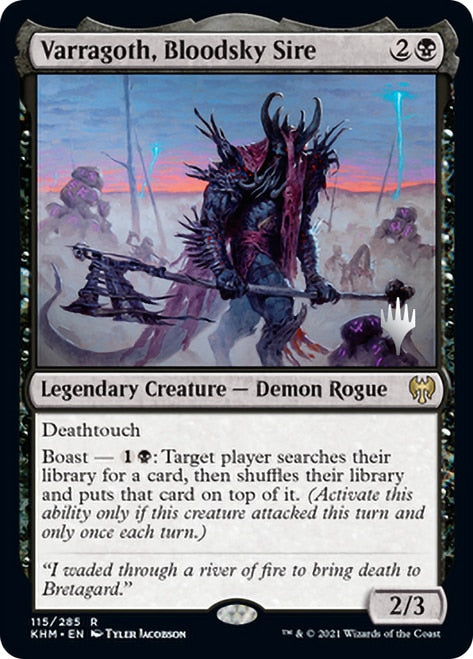Varragoth, Bloodsky Sire (Promo Pack) [Kaldheim Promos] | Rock City Comics