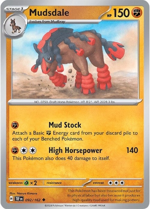 Mudsdale (092/162) [Scarlet & Violet: Temporal Forces] | Rock City Comics