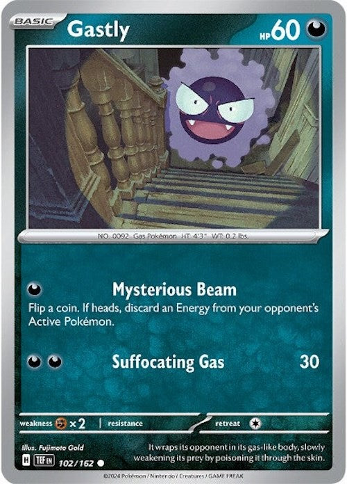 Gastly (102/162) [Scarlet & Violet: Temporal Forces] | Rock City Comics