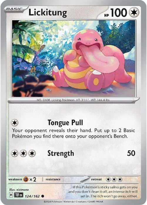 Lickitung (124/162) [Scarlet & Violet: Temporal Forces] | Rock City Comics