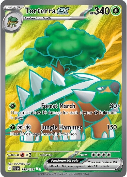 Torterra ex (185/162) [Scarlet & Violet: Temporal Forces] | Rock City Comics