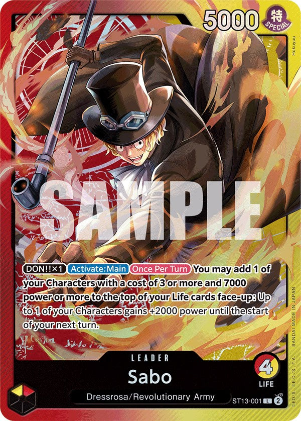 Sabo [Ultra Deck: The Three Brothers] | Rock City Comics