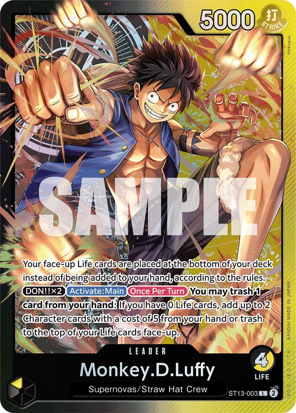 Monkey.D.Luffy [Ultra Deck: The Three Brothers] | Rock City Comics