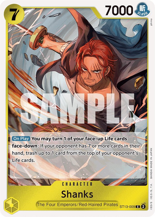 Shanks [Ultra Deck: The Three Brothers] | Rock City Comics