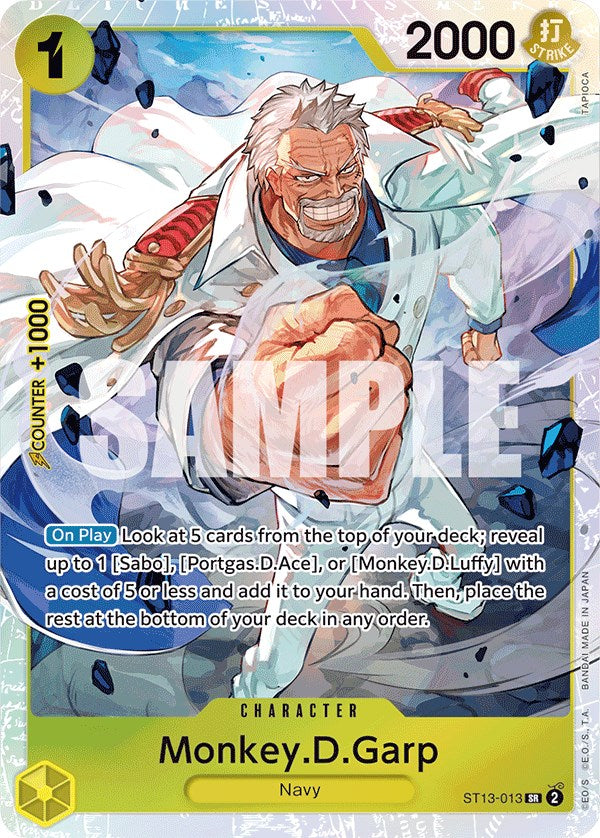 Monkey.D.Garp [Ultra Deck: The Three Brothers] | Rock City Comics