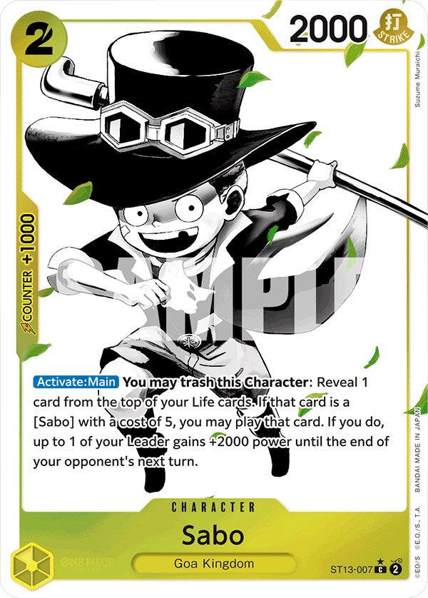 Sabo (Parallel) [Ultra Deck: The Three Brothers] | Rock City Comics