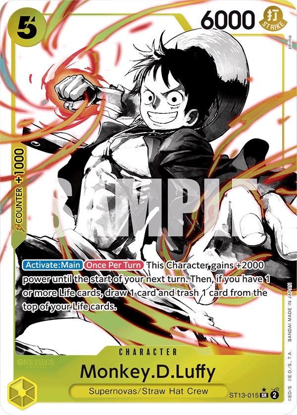 Monkey.D.Luffy (Parallel) [Ultra Deck: The Three Brothers] | Rock City Comics