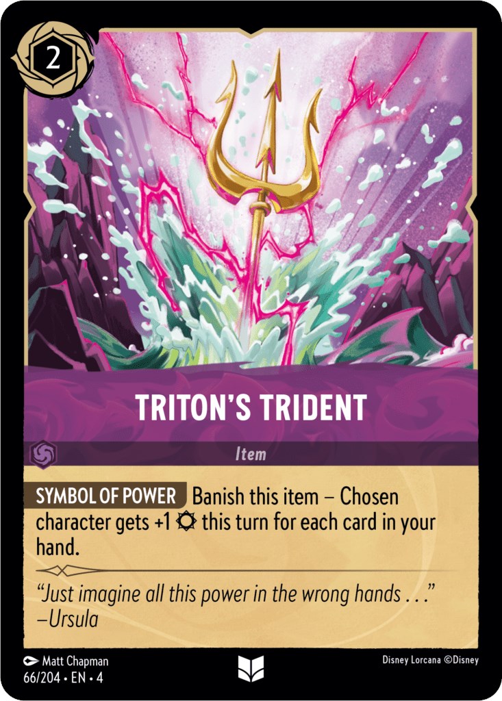 Triton's Trident (66/204) [Ursula's Return] | Rock City Comics