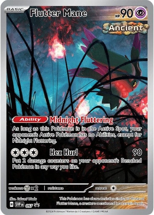 Flutter Mane (097) [Scarlet & Violet: Black Star Promos] | Rock City Comics