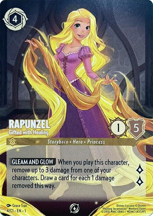 Rapunzel - Gifted with Healing (4) [Promo Cards] | Rock City Comics