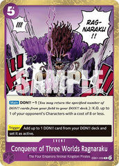 Conquerer of Three Worlds Ragnaraku [Extra Booster: Memorial Collection] | Rock City Comics