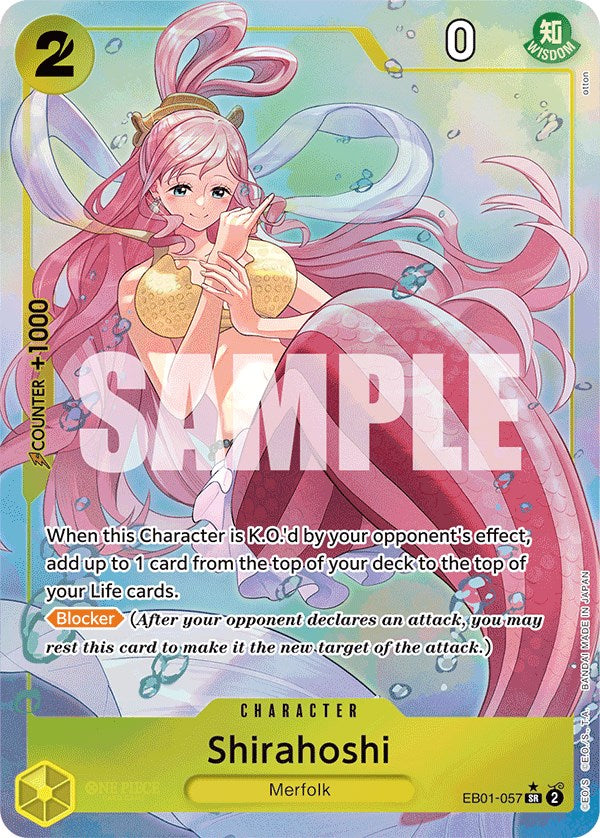 Shirahoshi (Alternate Art) [Extra Booster: Memorial Collection] | Rock City Comics