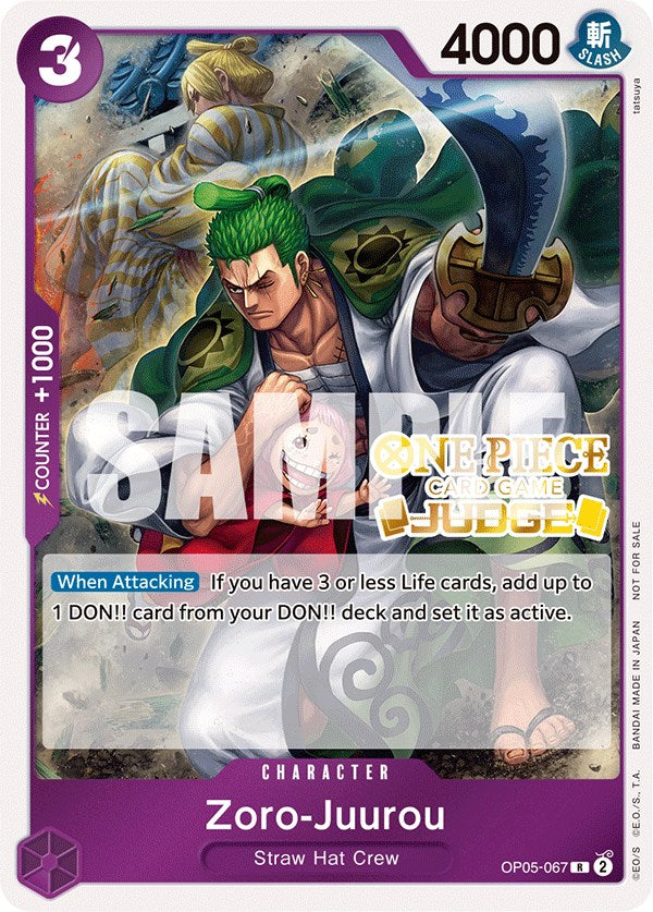 Zoro-Juurou (Judge Pack Vol. 3) [One Piece Promotion Cards] | Rock City Comics