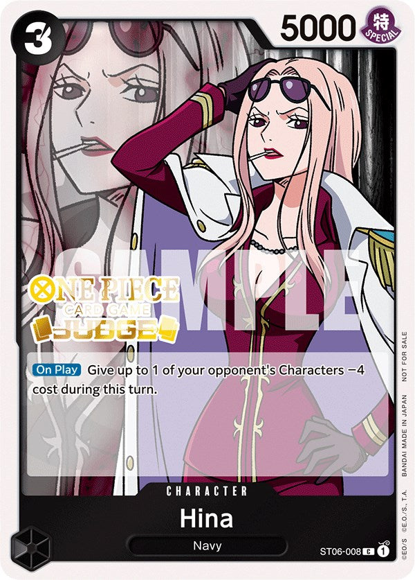 Hina (Judge Pack Vol. 3) [One Piece Promotion Cards] | Rock City Comics