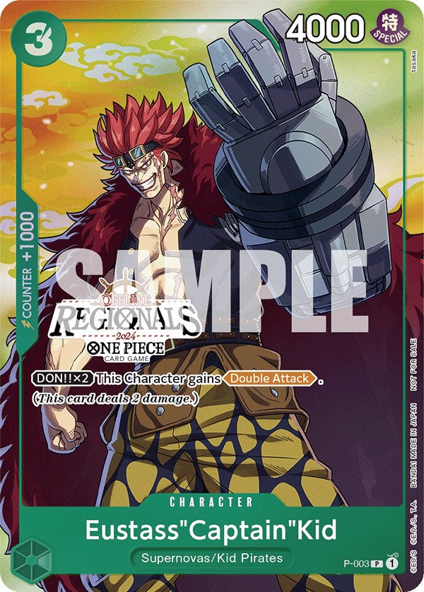 Eustass"Captain"Kid (Offline Regional 2024 Vol. 2) [Participant] [One Piece Promotion Cards] | Rock City Comics