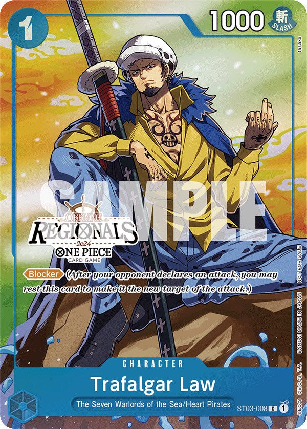 Trafalgar Law (Offline Regional 2024 Vol. 2) [Participant] [One Piece Promotion Cards] | Rock City Comics