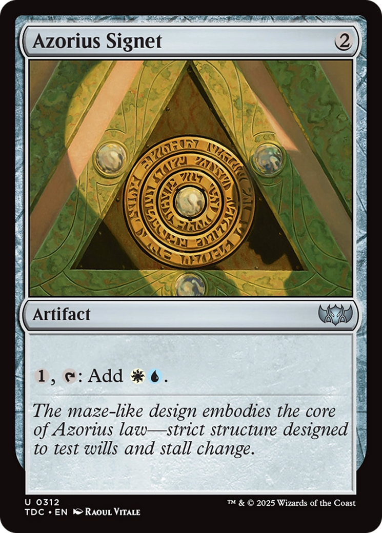 Azorius Signet [Tarkir: Dragonstorm Commander] | Rock City Comics