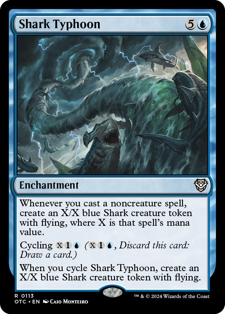 Shark Typhoon [Outlaws of Thunder Junction Commander] | Rock City Comics