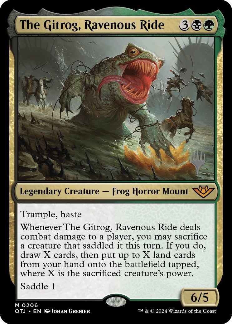 The Gitrog, Ravenous Ride (Promo Pack) [Outlaws of Thunder Junction Promos] | Rock City Comics