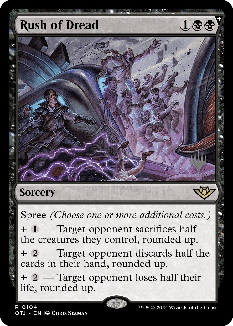 Rush of Dread (Promo Pack) [Outlaws of Thunder Junction Promos] | Rock City Comics