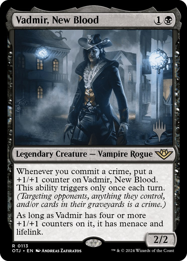 Vadmir, New Blood (Promo Pack) [Outlaws of Thunder Junction Promos] | Rock City Comics