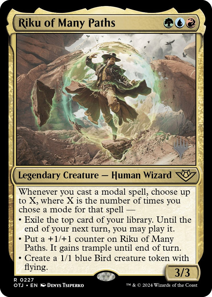 Riku of Many Paths (Promo Pack) [Outlaws of Thunder Junction Promos] | Rock City Comics