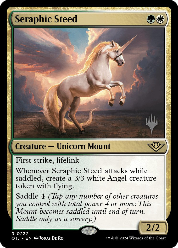 Seraphic Steed (Promo Pack) [Outlaws of Thunder Junction Promos] | Rock City Comics