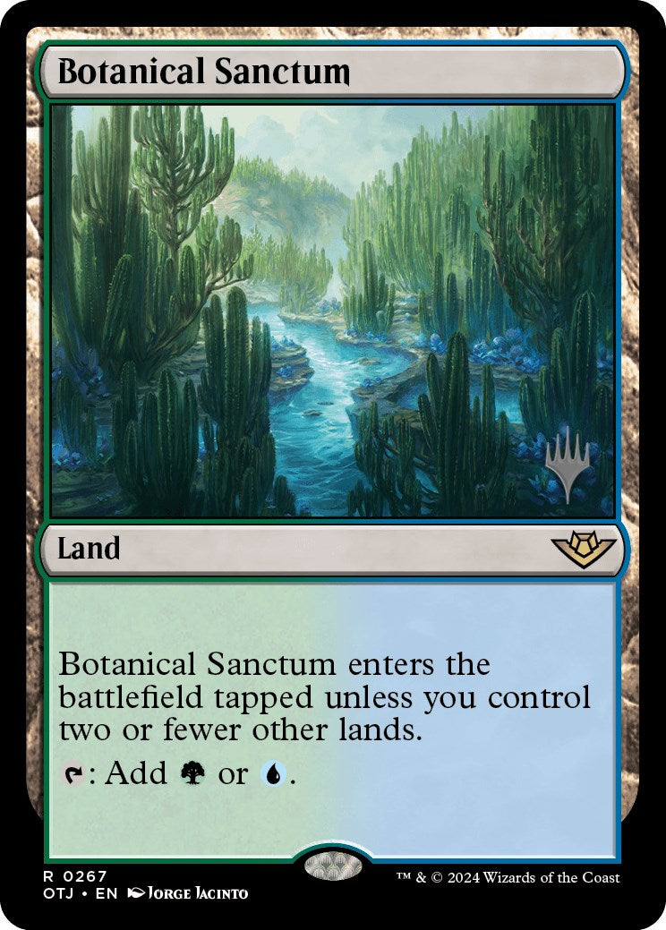 Botanical Sanctum (Promo Pack) [Outlaws of Thunder Junction Promos] | Rock City Comics