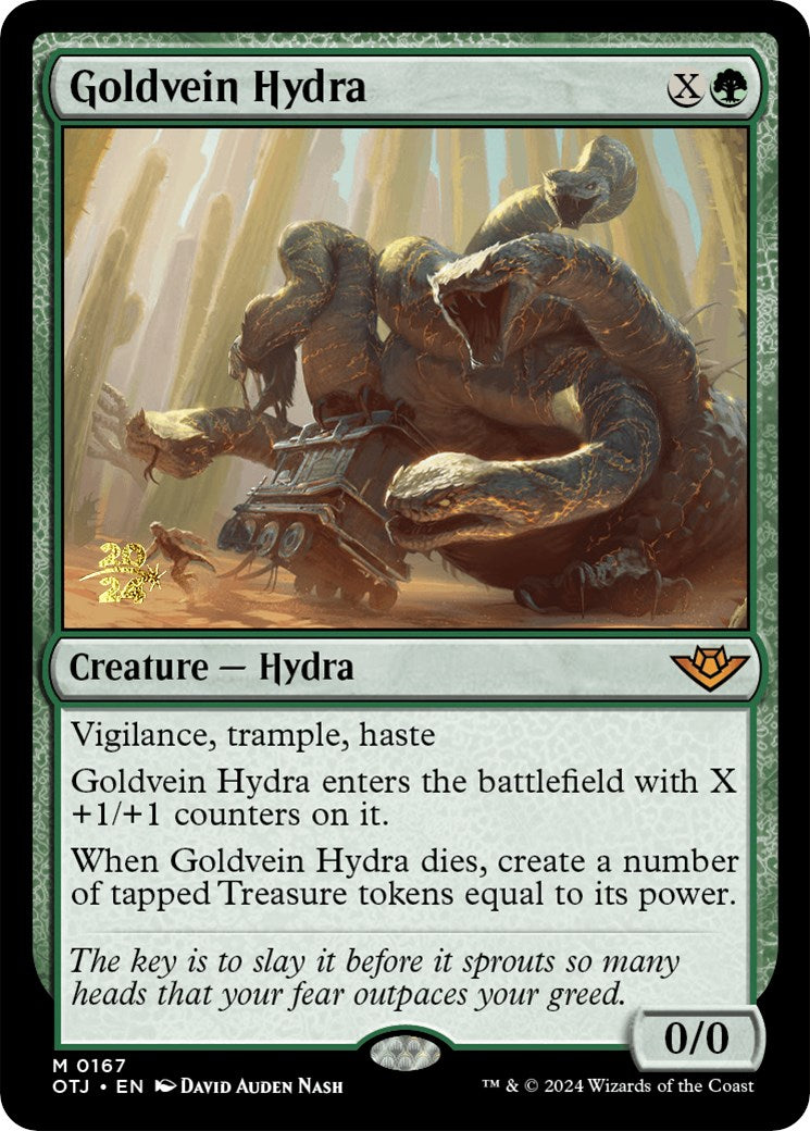 Goldvein Hydra [Outlaws of Thunder Junction Prerelease Promos] | Rock City Comics