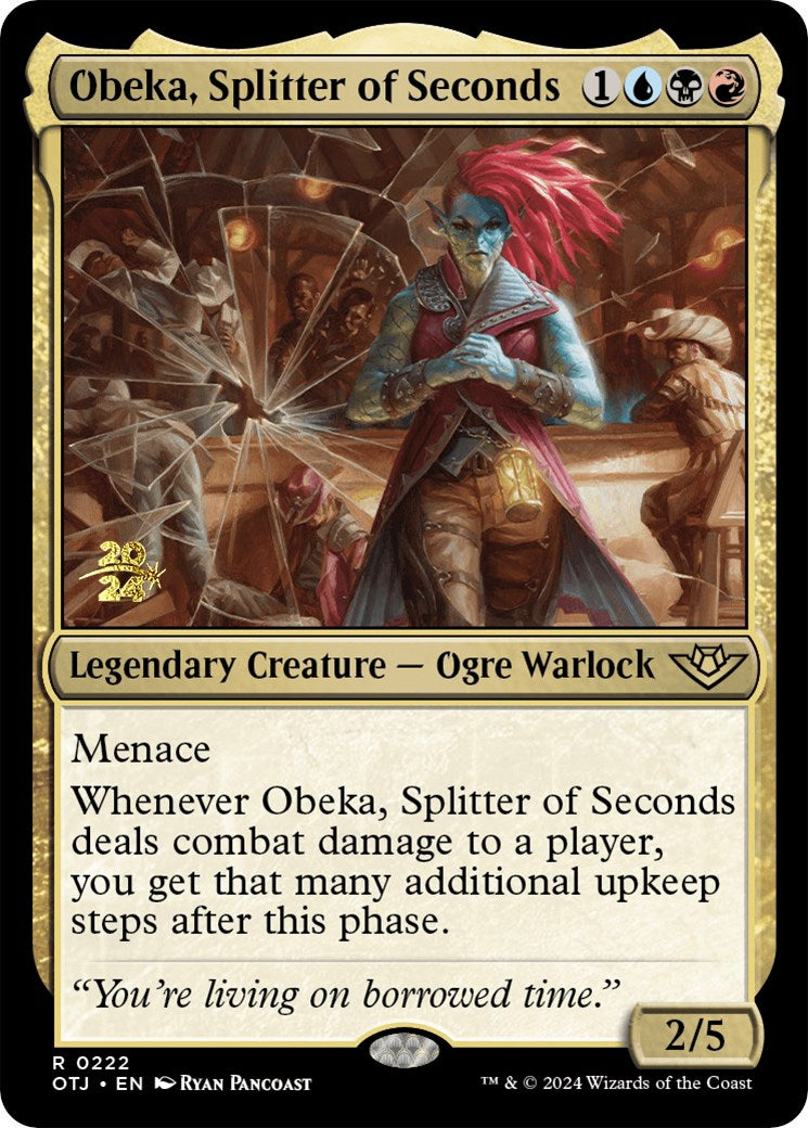 Obeka, Splitter of Seconds [Outlaws of Thunder Junction Prerelease Promos] | Rock City Comics