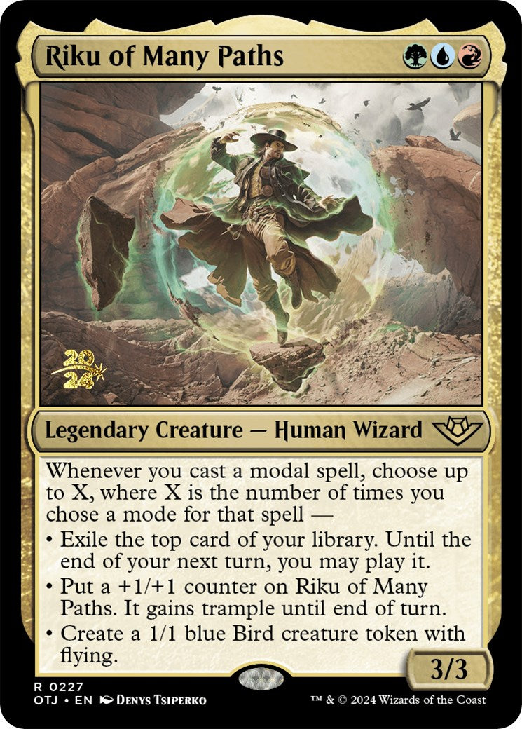 Riku of Many Paths [Outlaws of Thunder Junction Prerelease Promos] | Rock City Comics