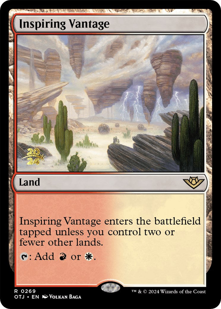 Inspiring Vantage (OTJ) [Outlaws of Thunder Junction Prerelease Promos] | Rock City Comics