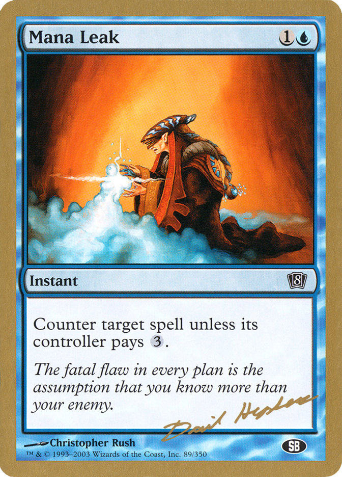 Mana Leak (Dave Humpherys) (SB) [World Championship Decks 2003] | Rock City Comics