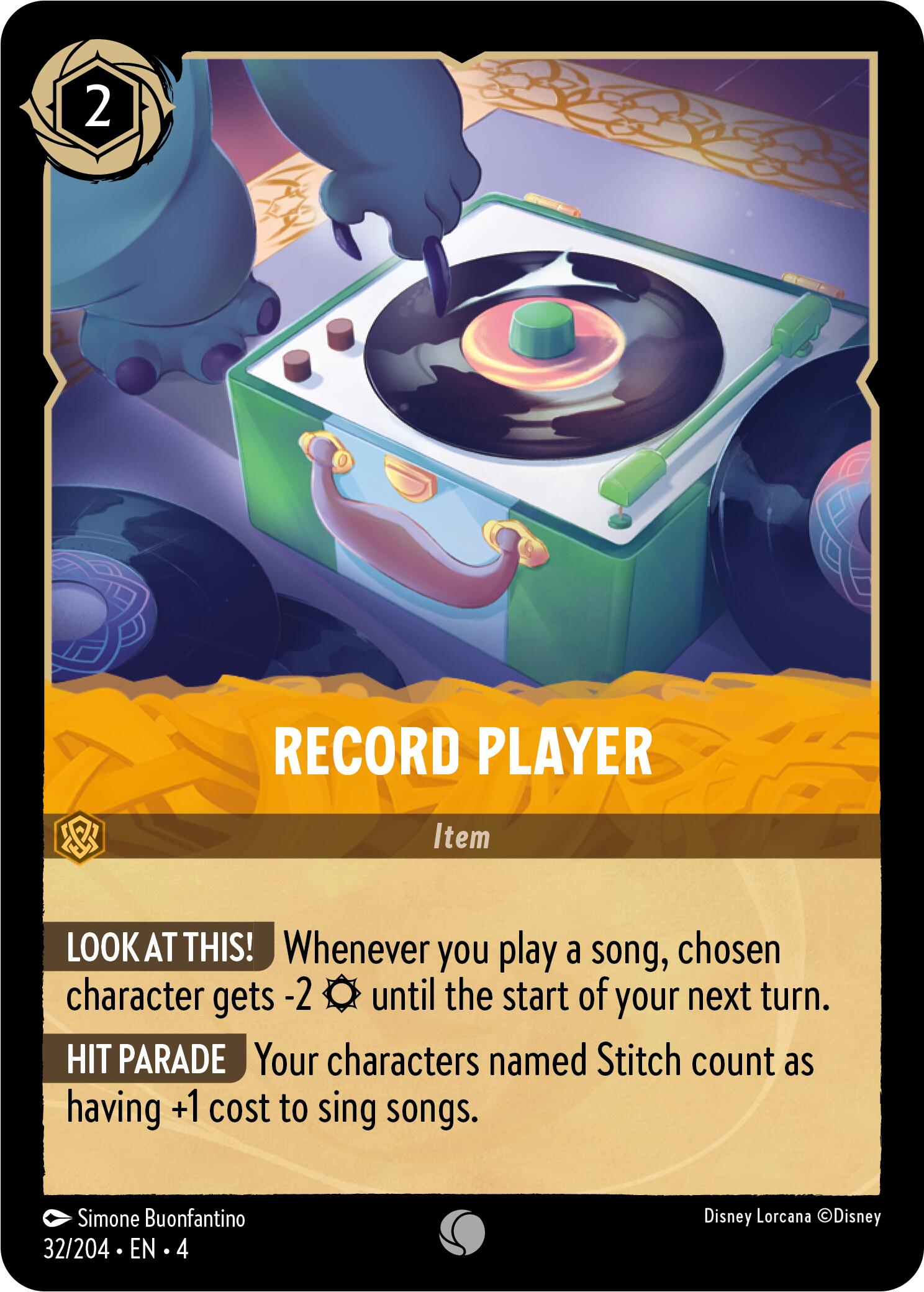 Record Player (32/204) [Ursula's Return] | Rock City Comics