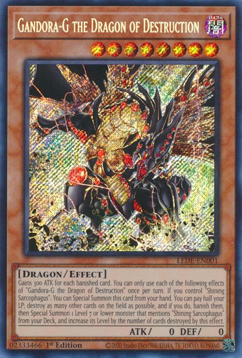 Gandora-G the Dragon of Destruction [LEDE-EN001] Secret Rare | Rock City Comics