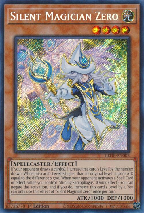 Silent Magician Zero [LEDE-EN003] Secret Rare | Rock City Comics