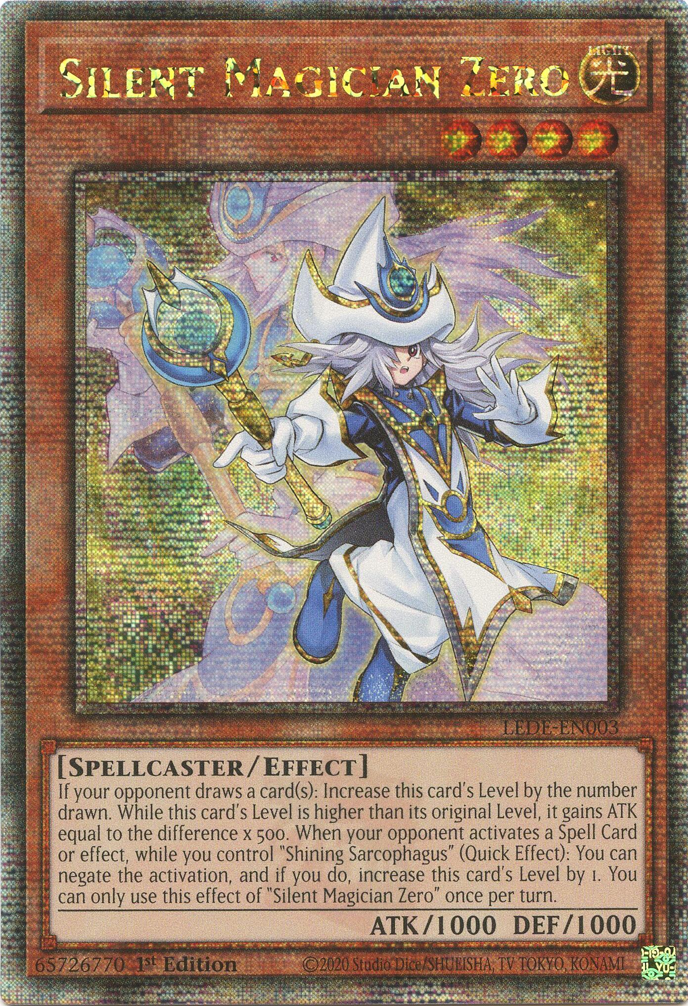 Silent Magician Zero [LEDE-EN003] Quarter Century Secret Rare | Rock City Comics