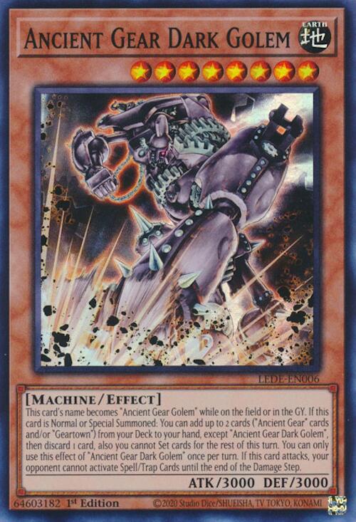 Ancient Gear Dark Golem [LEDE-EN006] Super Rare | Rock City Comics